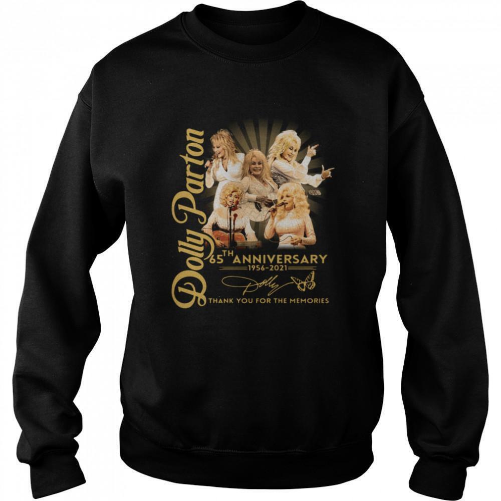 Dolly Parton 65th Anniversary 1956 2021 Thank You Memories Sweatshirt